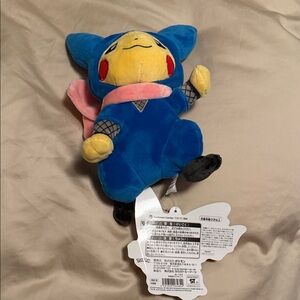 Pokemon Blue and Yellow Stuffed Pikachu